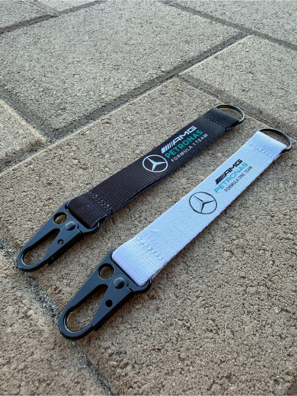 Mercedes AMG Petronas F1 Racing Team Lanyard keychain Set Of 2 Formula One